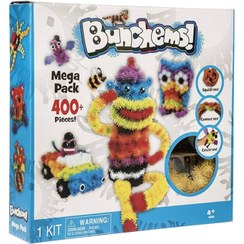 تصویر بازی فکری ساختنی ۴۰۰ تکه بانچمز مدل Bunchems 