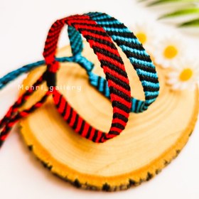 تصویر دستبند اریب ۲رنگ 