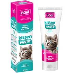 تصویر خمیر مالت و مولتی ویتامین بچه گربه هوبی Hobi Kitten Malt & Multivitamin Hobi Kitten Malt & MultiVitamin Paste