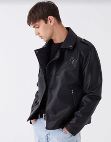 تصویر کاپشن چرم - 2xl 