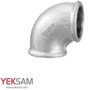 تصویر زانو 90 درجه گالوانیزه توپی برزیل - 21/2 Topi Brazil Galvanized 90 Degree Elbow