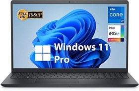 تصویر لپ تاپ دل 2023 Inspiron 15 3000 Business، صفحه نمایش 15.6 اینچی FHD، نسل دوازدهم اینتل Core i7-1255U، صفحه کلید با نور پس زمینه، Windows 11 Pro، 32 گیگابایت رم DDR4، 1 ترابایت PCIe SSD، WiFi 6، کارت خوان SD، باتری طولانی 