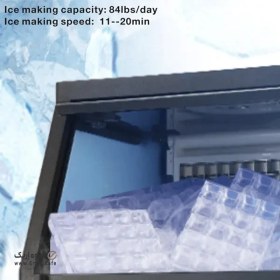 تصویر یخ سازیونیک لایف30کیلویی Unique Life ice machine 30KG