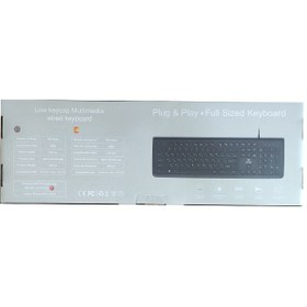 تصویر کیبورد انزو مدل  K-740 Enzo K-740 Wired Keyboard