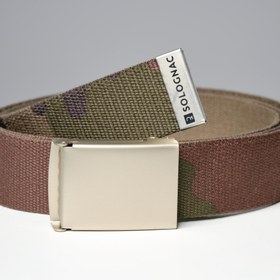 تصویر کمربند شلوار سولوگناک Solognac Belt - Camouflage Pattern / Green - SG100 