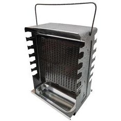 تصویر کباب پز ایستاده گازی - ۱۲ سیخ دو طرفه Noble gas standing grill