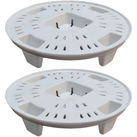 تصویر زیرگلدانی مدل زهکش و جزیره 26.2cm بسته 2 عددی 