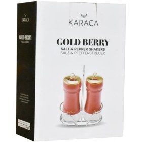 تصویر ست جا ادویه 3 تکه کاراجا مدل Gold Berry 