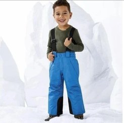 تصویر شلواراسکی ساس بند دار گرم وسه لایه - مناسب قد lupilu Children's ski pants