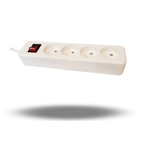 تصویر چند راهی 4 خانه برق هانی الکتریک HI-401 با کابل 2 متری Hani Electric HI-401 2m 4 Way Power Strip