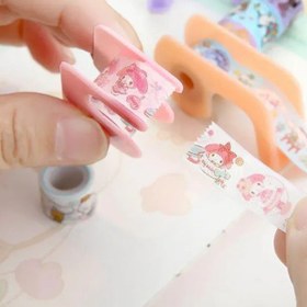 تصویر چسب واشی ۹ عددی به همراه جاچسبی 