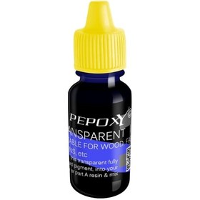 تصویر رنگ شفاف آبی جوهری 