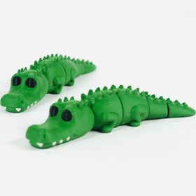 تصویر تمساح گرسنه 