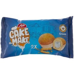 تصویر کیک دو قلو با مغز کرم خامه کیک میک مزمز 52 گرم 