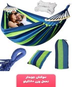 تصویر ننو کتان چوبدار - تکنفره 