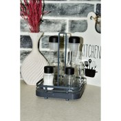 تصویر آبلیموخوری و نمک پاش بی وی کی کد 422603 مجموعه 5 عددی BVK lemonade and salt shaker, code 422603, set of 5