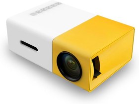 تصویر پروژکتور هوشمند خانگی yellow white projector