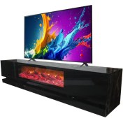 تصویر میز تلویزیون شومینه ای طرح جدید کد ۱۳۲ سال ۱۴۰۳ 