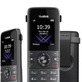 تصویر تلفن بی سیم تحت شبکه یالینک مدل W73P ا Yealink W73P DECT Cordless IP Phone Yealink W73P DECT Cordless IP Phone