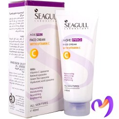 تصویر کرم صورت حاوی ویتامین سی سی گل | Seagull Vitamin C Face Cream 