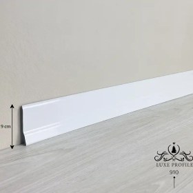 تصویر قرنیز PVC ۹ سانت رنگ سفید کد GP516 