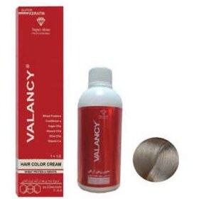 تصویر کیت رنگ مو والانسی شماره N11 رنگ بلوند فوق العاده روشن با تن خاکستری VALANCY N11 Hair Color 100 m