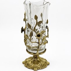 تصویر گلدان رومیزی گل رز 