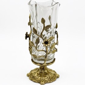 تصویر گلدان رومیزی گل رز 