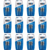 تصویر باتری نیم قلمی اوسل مدل Super Power بسته 24 عددی OSEL Super Power AAA Battery Pack of 24