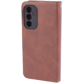 تصویر کیف چرمی مگنتی گوشی سامسونگ A15 - مشکی Leather cover cellphone Samsung A15