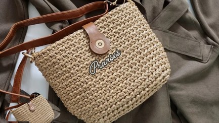 تصویر کیف بافتنی 