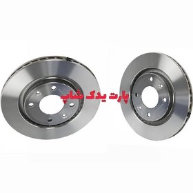 تصویر دیسک ترمز چرخ جلو 206 تیپ 2 شرکتی ایساکو Front wheel brake disc 206 type 2 Isaco company