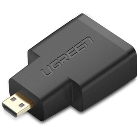 تصویر مبدل Micro HDMI به HDMI یوگرین مدل 20106 UGREEN 20106 Micro HDMI Male to HDMI Female Adapter