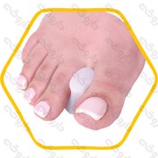 تصویر پد سیلیکونی بین انگشتی پین مد مدل 1003 سایز لارج | تسکین درد و اصلاح انحراف انگشتان 