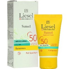 تصویر ضد آفتاب سانسل پوست چرب +SPF50 لایسل - بژ متوسط T2 (T2) ا Sunsel Oily Skin Sunscreen Cream SPF50+ Liesel Sunsel Oily Skin Sunscreen Cream SPF50+ Liesel