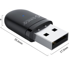 تصویر گیرنده بلوتوث USB اوریکو مدل BTA-SW01 ا Orico BTA-SW01 USB Bluetooth 5.0 Adapter Orico BTA-SW01 USB Bluetooth 5.0 Adapter