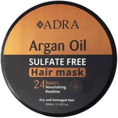 تصویر ماسک مو آدرا روغن آرگان با آبکشی بدون سولفات - Adra Argan Oil Hair Mask sulfate free 