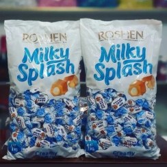 تصویر تافی شیری مغزدار میلکی اسپلش روشن ROSHEN MILKY SPLASH