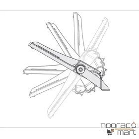 تصویر پروژکتور گلنور مدل آریل ۴ ظرفیت ۳۰۰ وات 