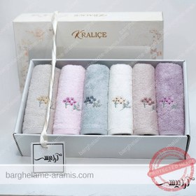 تصویر حوله دستی کرالیچه - بامبو 