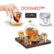 تصویر لیوان طرح اسکلت DOOMED (دوجداره) 