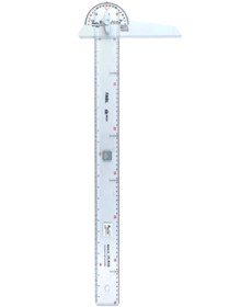 تصویر خط کش T متحرک 60 درجه 