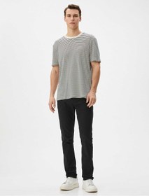 تصویر Slim Straight Fit Kot Pantolon - Chadwick Jean 