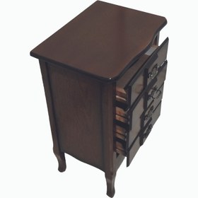 تصویر میز تلفن چوبی کشودار کاتن مدل 106380 