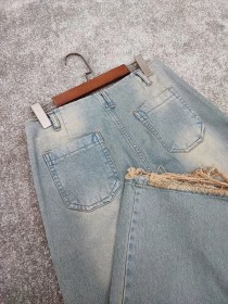 تصویر شلوار واید لگ یخی کد 4062 