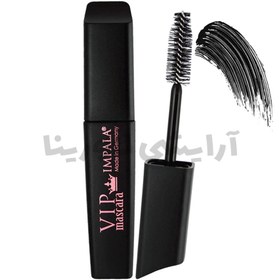 تصویر ریمل حجم دهنده ایمپالا مدل volume & bamboo silk Mascara impala vip