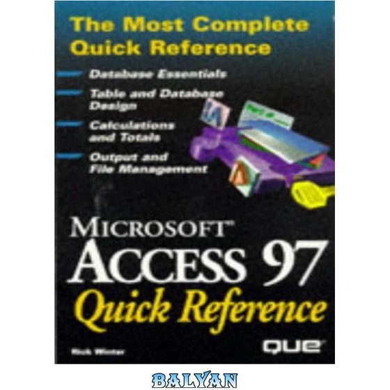 خرید و قیمت دانلود کتاب Microsoft Access 97 quick reference | ترب