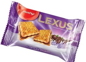 تصویر بیسکویت کرم دار لکسوس Lexus (طعم شکلات) Lexus biscuit (chocolate cream)