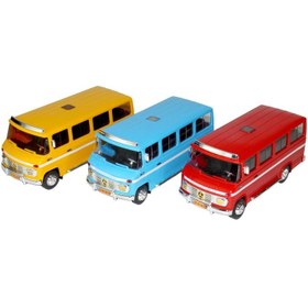 تصویر ماشین بازی مینی بوس مرسدس بنز - قرمز ا Mercedes-Benz minibus toy car Mercedes-Benz minibus toy car