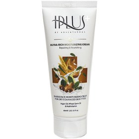 تصویر کرم مرطوب کننده تیوپی آی پلاس حاوی روغن آرگان و روغن جوانه گندم 60 میل Iplus Argan Oil Moisturizing Cream For Normal to Dry Skin